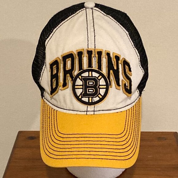 Boston Bruins Old School Reebok Superflex Faceoff Edition Baseball Cap Size S/M - Picture 3 of 13
